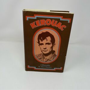 Source Unknown Brown, Orange and Light Blue Kerouac Graphic Cover Art
